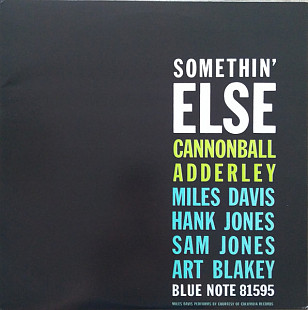 Вінілова платівка Cannonball Adderley - Somethin' Else