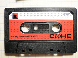 Аудиокассета CROWN C60 HE JAPAN