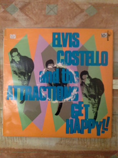 Elvis Costello & The Attractions – Get Happy (оригинал), XXLP1, Еngland (EX, ЕХ+/ЕХ+) - 300