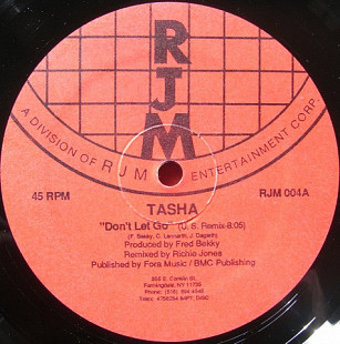 Tasha - Don't Let Go (12", Red) (made in USA)