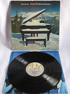 Supertramp ‎Even In The Quietest Moments LP 1977 UK пластинка EX 1press
