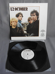 U2 October LP UK коллекционная пластинка оригинал 1981 Mint Британия