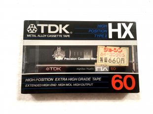 Аудіокасета TDK HX 60 Type II Chrome position cassette касета