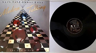 MODERN TALKING LET'S TALK ABOUT LOVE - THE 2ND ALBUM ( HANSA 207 060-630 A2/B2 ) 1985 GERMANY