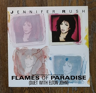 Jennifer Rush – Flames Of Paradise (Duet With Elton John) (Extended Version) MS 12" 45RPM, произв. G