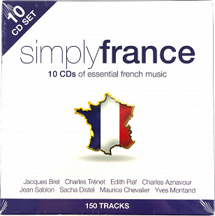 Збірник - Simply France (2015) (10xCD)