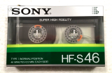 Аудіокасета SONY HF-S 46 Type I Normal position cassette касета Japan