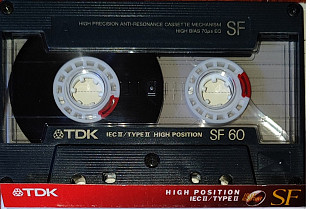 Аудіокасети TDK SF 60/90, TDK SA-60/90, SA-X90, TDK AD60, TDK AD60