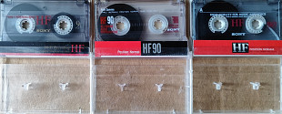 Аудиокассеты SONY super EF90 и HF90, Lazer FS 90