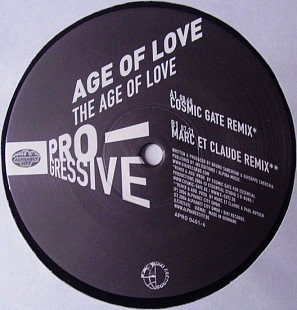 Вінілова платівка Age Of Love (Cosmic Gate, Marc Et Claude Mixes)
