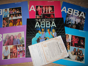 Виниловый БОКС (5 LP) с Сертификатом -The Best Of ABBA- 1982 *England (ОРИГИНАЛ)