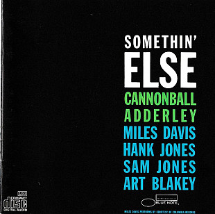 Cannonball Adderley Somethin' Else Blue Note US
