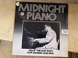 Willie "The Lion" Smith / Cliff Jackson / Don Frye ‎– Midnight Piano ( Sweden ) JAZZ SEALED LP