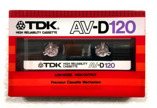 Аудіокасета TDK AV-D 120 Type I Normal position cassette касета