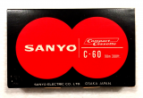 Аудіокасета SANYO C-60 Type I Normal Position cassette