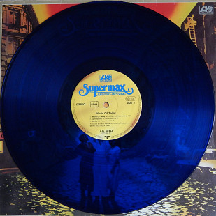 Supermax – World Of Today (Atlantic – ATL 50 423, Germany, Blue Clear Vinyl) EX+/EX+