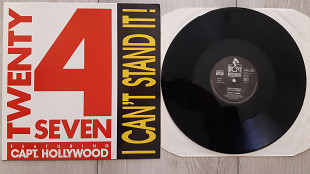 TWENTY 4 SEVEN with CAPT. HOLLYWOOD I CAN'T STAND IT ( BCM INT.12395 ) 45 RPM 2 TRACKS 1990 GERMANY