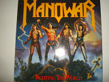 MANOWAR- Fighting The World 1987 Orig. Europe Rock Heavy Metal