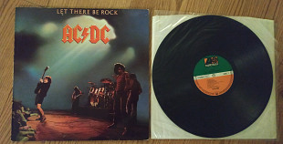 AC/DC Let there be Rock EU press lp vinyl