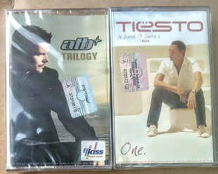 Аудиокасеты АТВ , альбом Trilogy, , . и Tiesto, , альбом in Searh of Sunrise 6(ibiza)