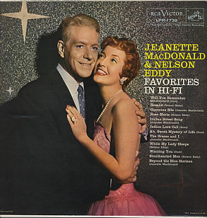 Jeanette MacDonald & Nelson Eddy ‎– Favorites In Hi-Fi ( USA ) JAZZ LP