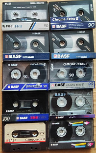 Basf Ferro Extra II 90, Basf Chrom Extra II 90, Fuji JP-II 90