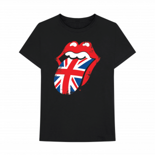 Футболка The Rolling Stones "Union Jack Distressed Tongue".