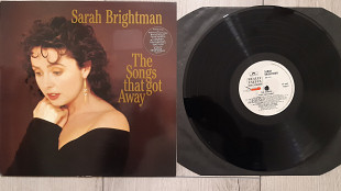 SARAH BRIGHTMAN THE SONGS THAT GOT AWAY ( REALLY USFUL RECORDS 839 116-1 A1U/B1U ) STICKER 1989 UK