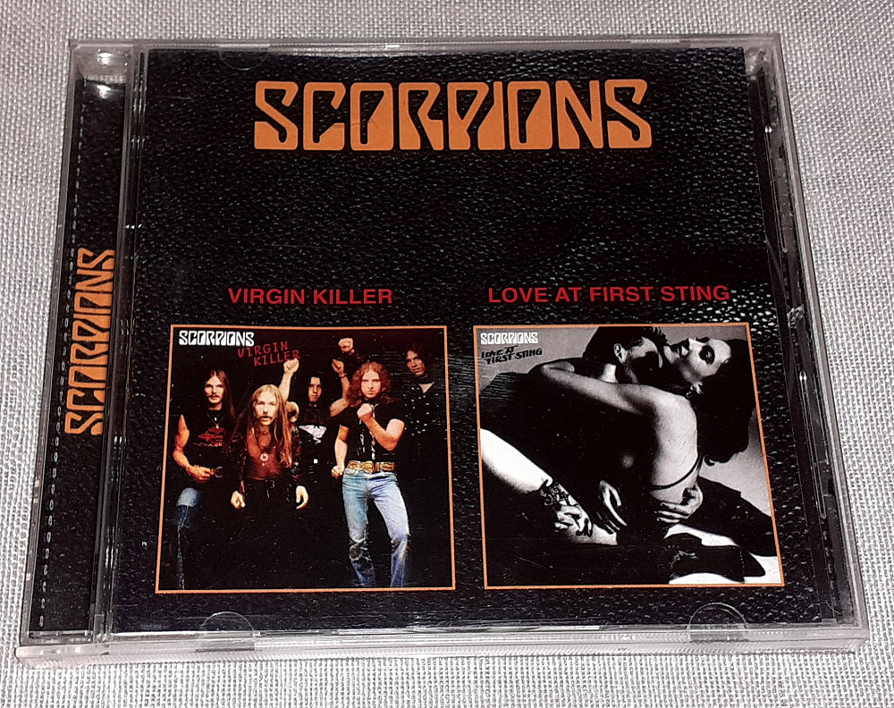 First sting. Scorpions Virgin Killer 1976 винил. Диск Scorpions Virgin Killer. Scorpions 1976 Virgin Killer CD. Обложка альбома Scorpions Virgin Killer.