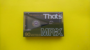 Аудиокассета, аудіокасета, аудио кассета, кассета That's MR-X 90 PRO