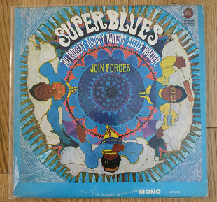 Bo Diddley, Little Walter, Muddy Waters Super Blues US first press lp vinyl mono