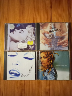 Фирменные CD Madonna 1986/1989/1992/1998 4шт.