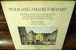 Виниловые Пластинки Коллекционные=W.A.MOZART= 1981 "Die Preussischen Quartet" (3Lp)