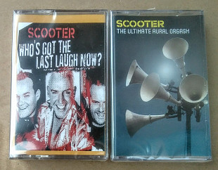 Студийные аудиокассеты Scooter два альбома. Новые , в целофане.