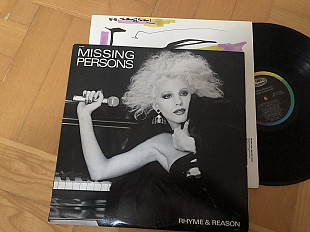 Missing Persons – Rhyme & Reason ( USA ) LP