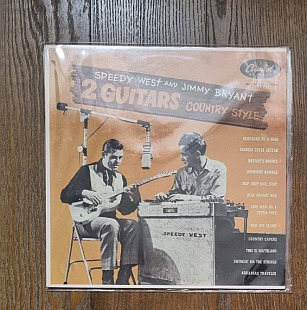 Speedy West And Jimmy Bryant – 2 Guitars Country Style LP 12", произв. France