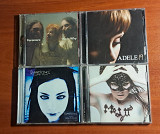 CD диски: Paramore, Adele, Evanescence, Björk