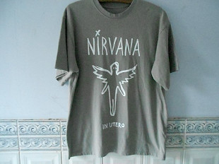 Футболка "Nirvana" (100% cotton, L, Turkey) б/у