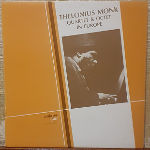 Платівка Thelonius Monk Quartet  Octet  In Europe.