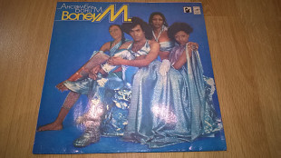 Boney M / Бини М (The Best Of) 1976-78. (LP). 12. Vinyl. Пластинка. Ташкент. Rare.