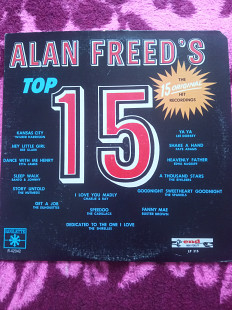 Various – Alan Freed's Top 15\Roulette – R-42042\LP \Compilation\Mono\US\VG+\NM