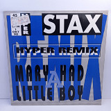 Stax – Mary Had A Little Boy (Hyper Remix) MS 12" 45 RPM (Прайс 41583)