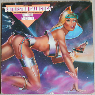 Giorgio Moroder ‎– Music From "Battlestar Galactica" (Casablanca ‎– NBLP 7126, US) EX+/EX+