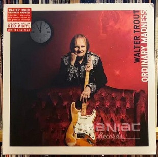 WALTER TROUT – Ordinary Madness - 2xLP - Red Vinyl '2020 Limited Ed. - NEW