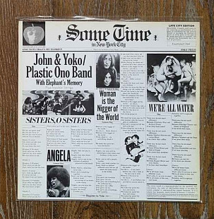 John L & Yoko / Plastic Ono Band With Elephant's Memory Plus Invisible Strings – Some ... 2LP 12", п