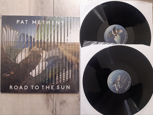 PAT METHENY ROAD THO THE SUN 2 LP ( METHENY GROUP / MODERN 538639370 A1/B1/C1/D1 ) G/F , SCHRINK wit