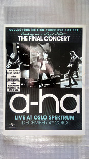 3 DVD диска A - HA - The Final Concert (2010 г.)