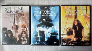3 DVD диска Mylene Farmer - Music Videos I & II & III & IV