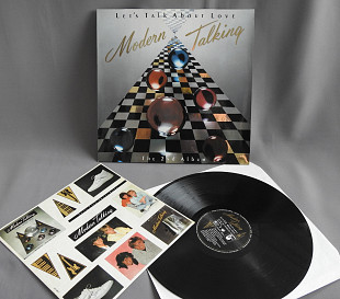 Modern Talking Let's Talk About Love LP 1985 Германия пластинка + наклейки NM