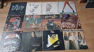 Пластинки (рок) лот 12 шт